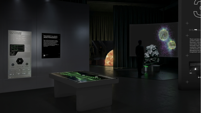 „Weltraum“: Ausstellungskonzept für den Lokschuppen Rosenheim